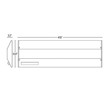 LED Troffer, 40W/27W, 1x4, Selectable Wattage & CCT, 5000 Lumens